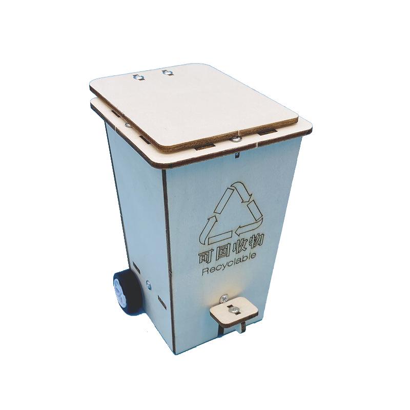 DIY Environmental Science Project: Flip-Top Trash Can Kit for Primary Students