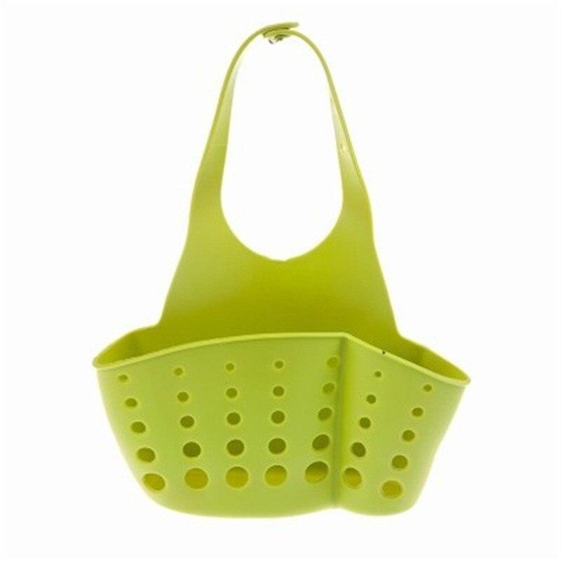 Sink Storage Holder Home Storage Drain Basket Kitchen Sink Holder Adjustable Soap Sponge Hanging Drain Basket Bag
