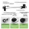 Ratchet Wrench Mini 72 Tooth 14 Inch with Quick Release 1/4 Inch Hex Bit Socket Driver Reversible Chrome Vanadium Steel Alloy