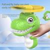 Non-Toxic Childrens Dinosaur Bamboo Dragonfly Toy Hand Pulled Flying Disc Frisbee Spinning Flying Parent Child Outdoor Interaction Toy