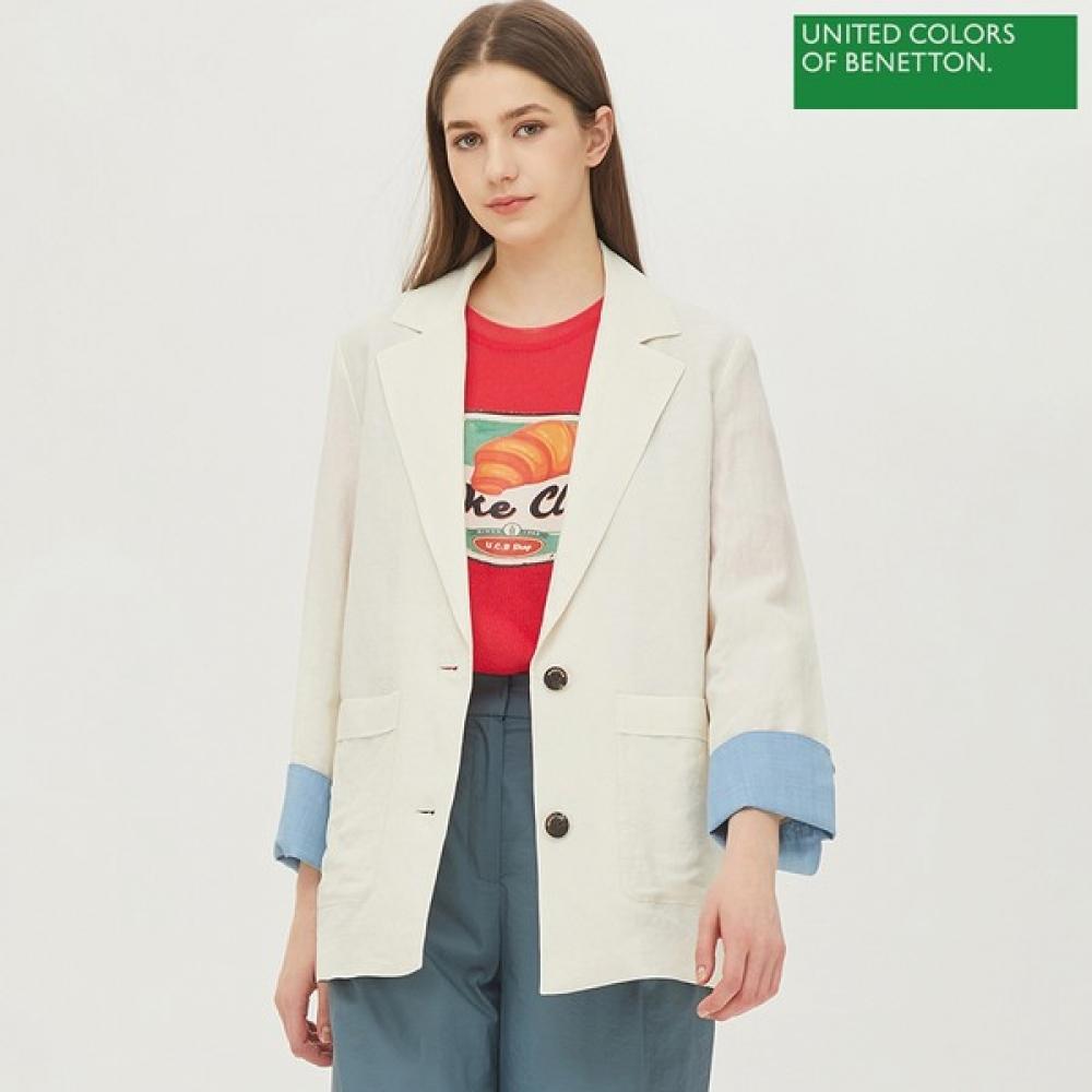 

Benetton Benetton Lanches Куртка Bajk55231 Iv Ivory/42