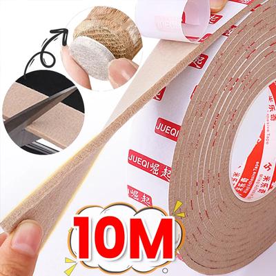 5/1 Rolle 2M Filz Stuhlbein-Pads Klebeband Selbstklebend Anti-Rutsch Möbel Gleitstreifen Matte Bodenschutz Verschleißfest Aufkleber