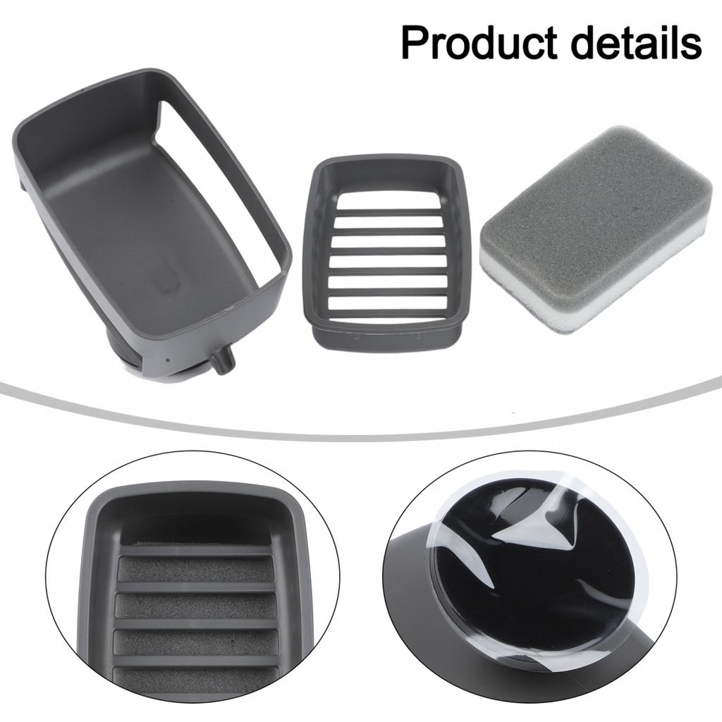 Drain Soap Dish Soap Holder Suction Cup Soap Dish Easy Installation Suction