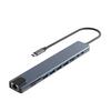 Type-C 4-in-1 Dual HDMI Screen Mirroring & Extended Display HD Expansion Dock with USB 3.0 Hub Converter