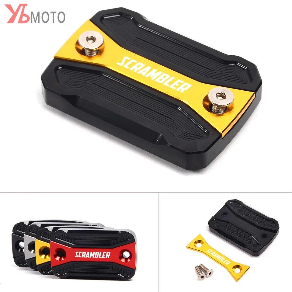 NEW Fashion Accessories Fits For DUCATI Scrambler 400 800 Sixty2 Mach 2.0 Motorcycles Gold Front Brake Fluid Reservoir Cap Cover