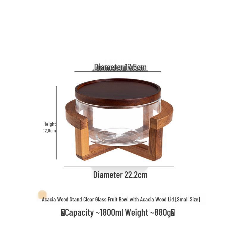 Japanese Glass Fruit & Salad Plate for Home