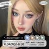 EYESHARE 1Pair Color Contact Lenses for Eyes Natural Brown Yearly Use Lenses Gray Multicolored Contact Lens Gray Pupils Lens
