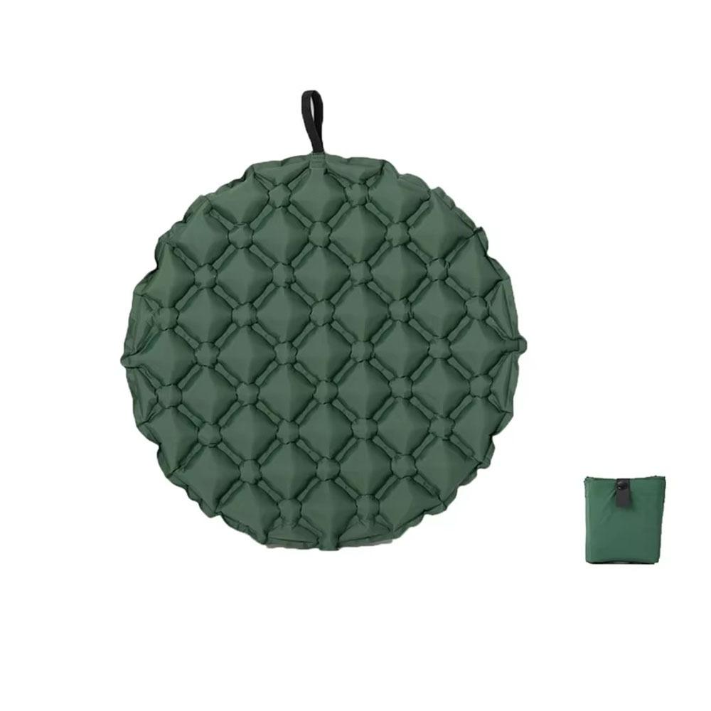 

Portable Inflatable Seat Cushion Waterproof Quick Inflate Air Sitting Pad Anti-Moisture with Storage Bag Camping Chair Mat