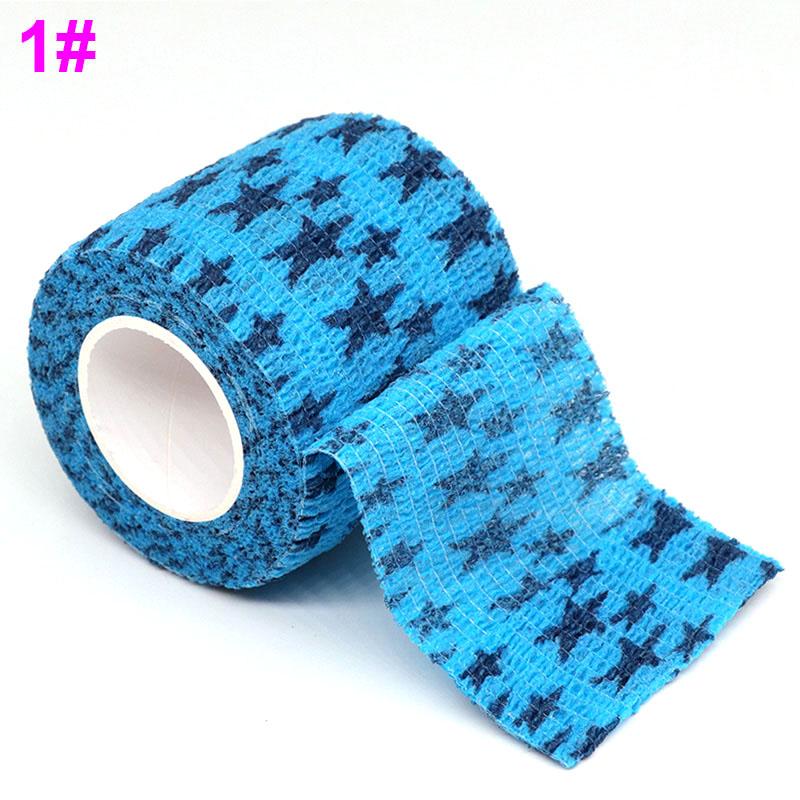 1/4.5M Bendaggio Elastico Autoadesivo Colorato Nastro Avvolgente Per Supporto Ginocchio Caviglia Polso Accessori Tattoo Sportivi Animali Domestici