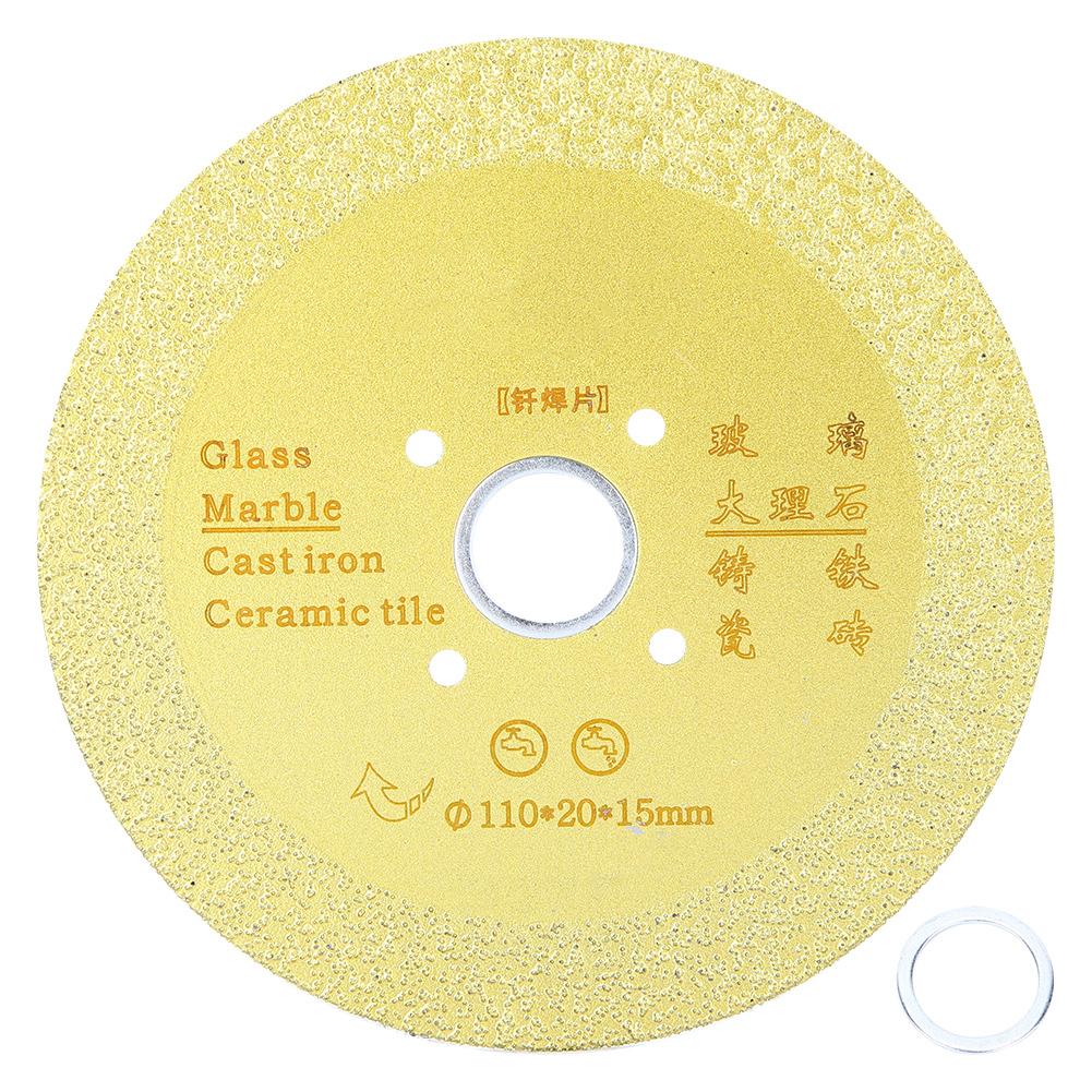 

Diamond Saw Blade Cast Iron Fiberglass Marble Cutting Grinding Disc 110 x 20 x 15mm