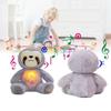 Breathing Artificial Cute Sloth Plush Toy Glow With Music Koala Gift Children