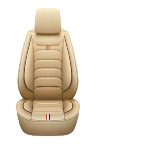 5-osobowe Pokrowce na Fotele Samochodowe ze Skóry PU z Stałym Podparciem Lędźwiowym, Wygodne, Oddychające, Stylowe, Pełne Pokrowce na Fotele Samochodowe, Pokrowce na Fotele Samochodowe na Cały Rok