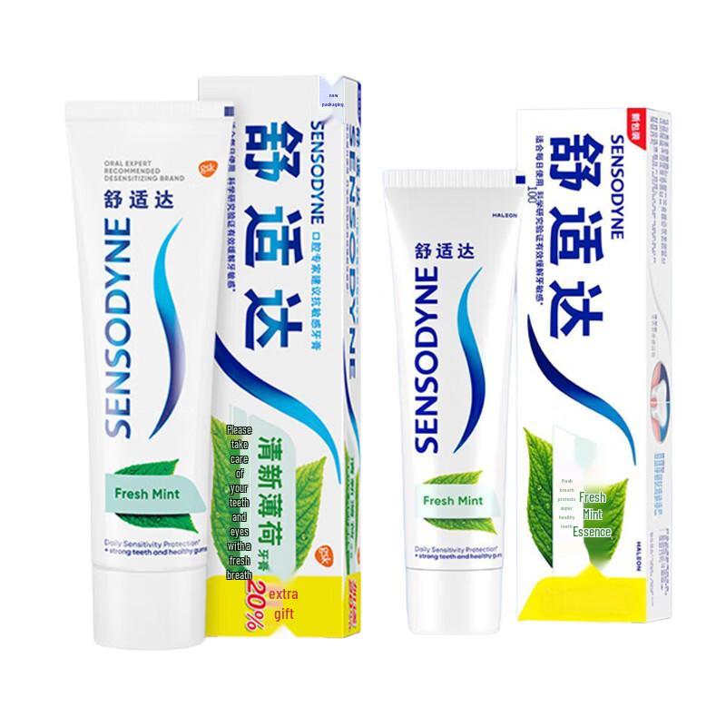 Sensodyne Fresh Mint Sensitive Toothpaste Combo Pack