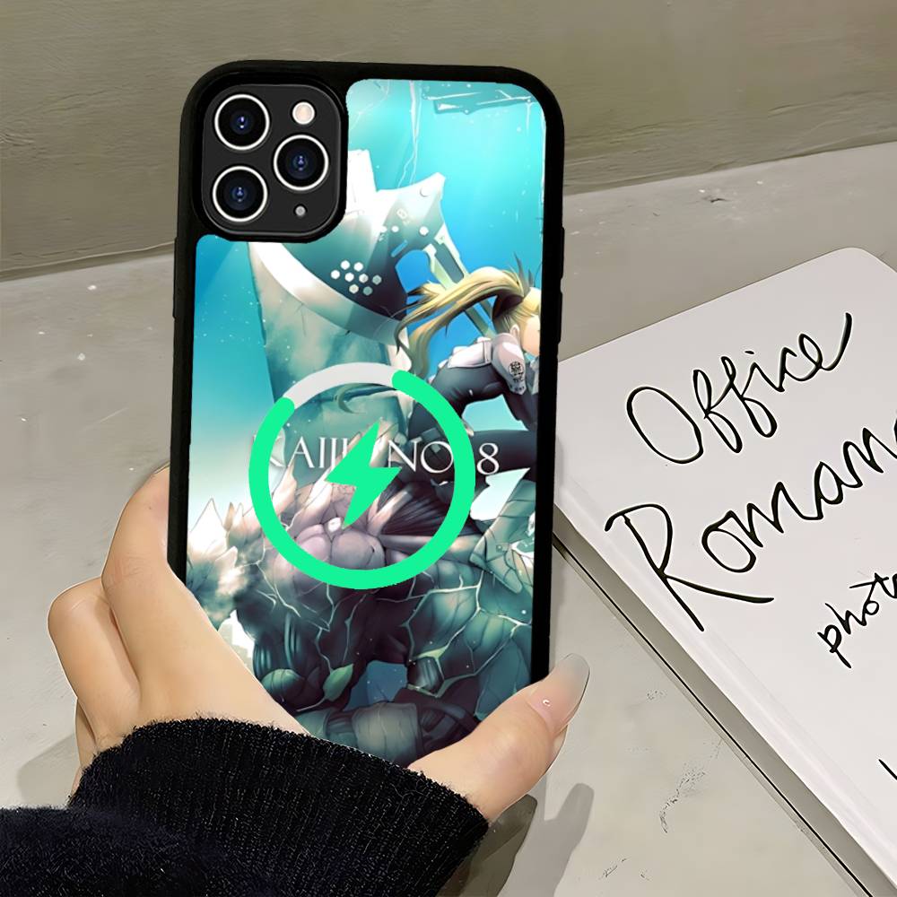 Japan Classic Comics K-Kaiju No8 Anime Magnetic Case For IPhone 17 16 14 13 12 11 15 Pro Max Plus Wireless Charge Phone Cover