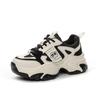 Platform leather shoes women's autumn new fashion versatile sports trendy shoes