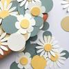 Confetti di Carta a Forma di Fiore Margherita Dolce Rotondi Decorazione Tavola Matrimonio Compleanno Fiori di Carta Fatti a Mano Decorazione Natalizia Confetti Floreali Decorazione Festa