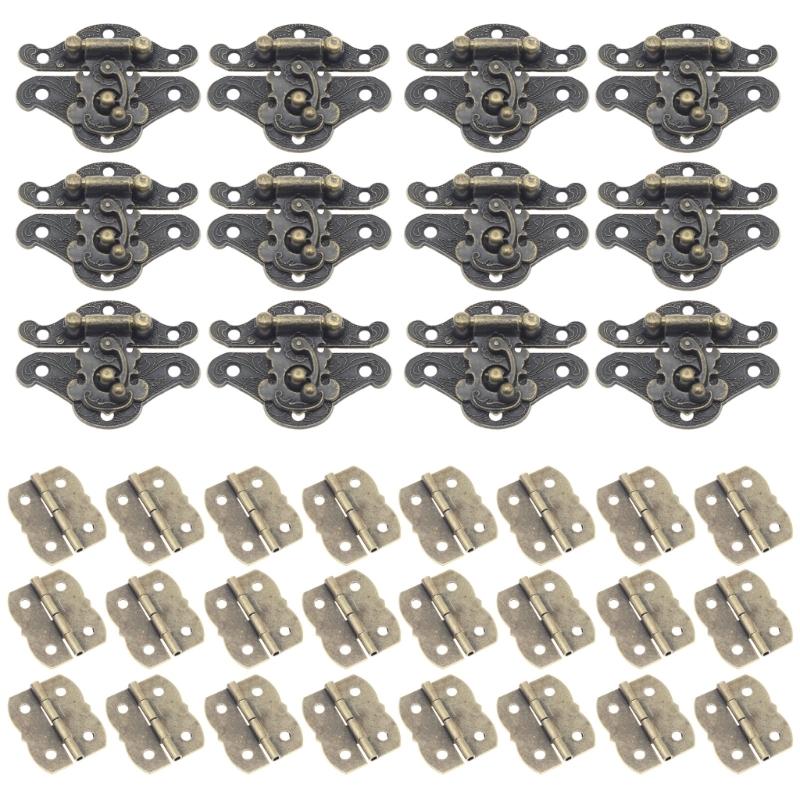 Stabilní panty ve tvaru motýla, vintage zámek, západky pro domácí zabezpečení