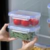 Kühlschrank für die Küche mit Deckel Versiegelte rechteckige Aufbewahrungsbox Kunststoff-Frischhaltebox mit Deckel Mikrowellenheizung Lunchbox