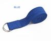 Custom Logo Stretch Band Fitness Elastic Yoga Belt Cotton Yoga Strap