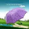 Dual Use Sun Umbrella UV Protection Folding Rain Umbrella Compact Women's Parasol  Rain