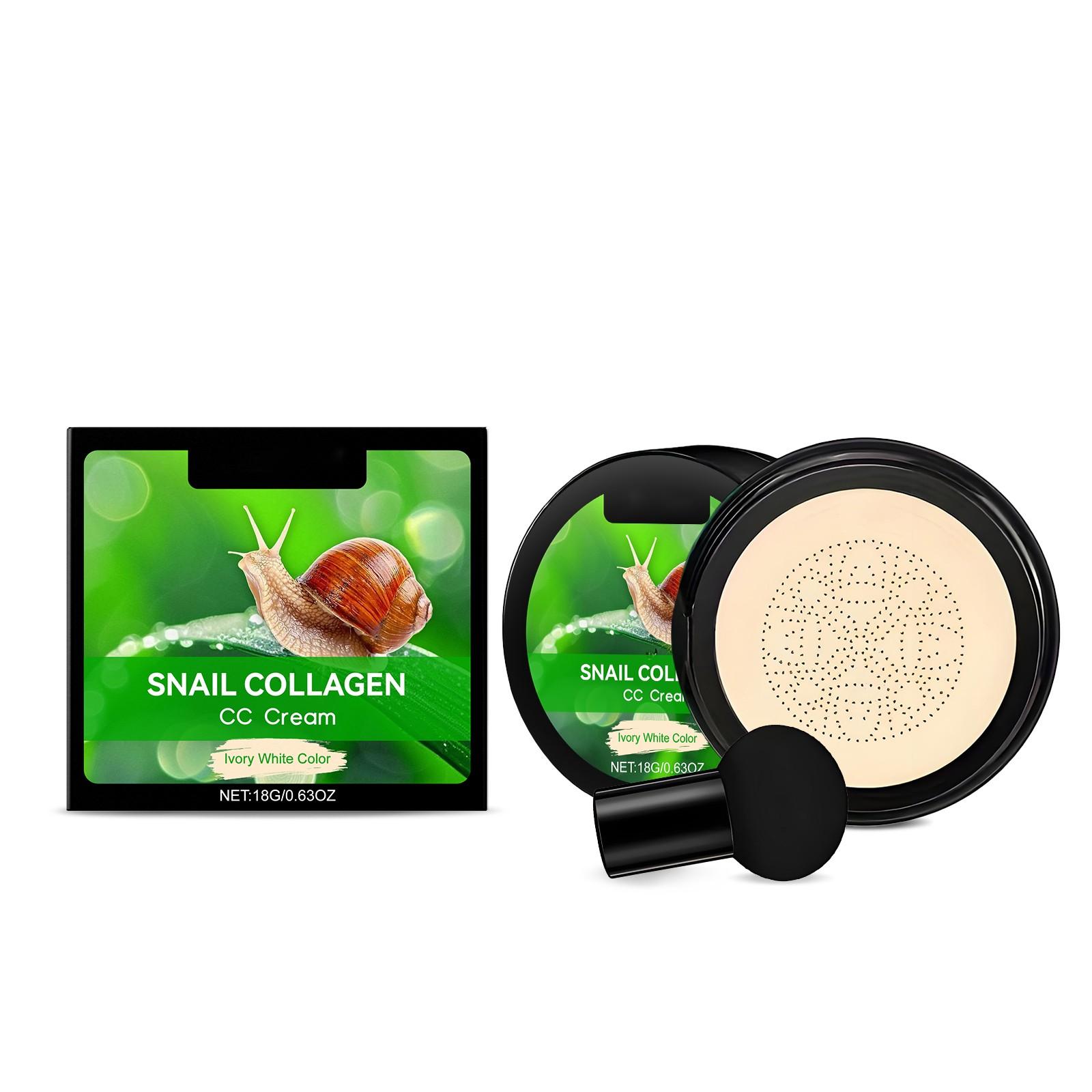 

1pc Collagen Cream: Moisturize With A Long-Lasting, Waterproof Foundation Look! One Size