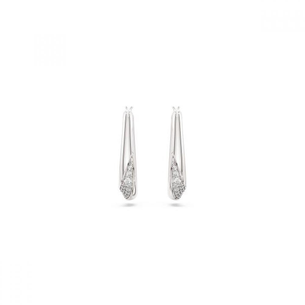 Swarovski Silver Mini Hoop Earrings 5743474
