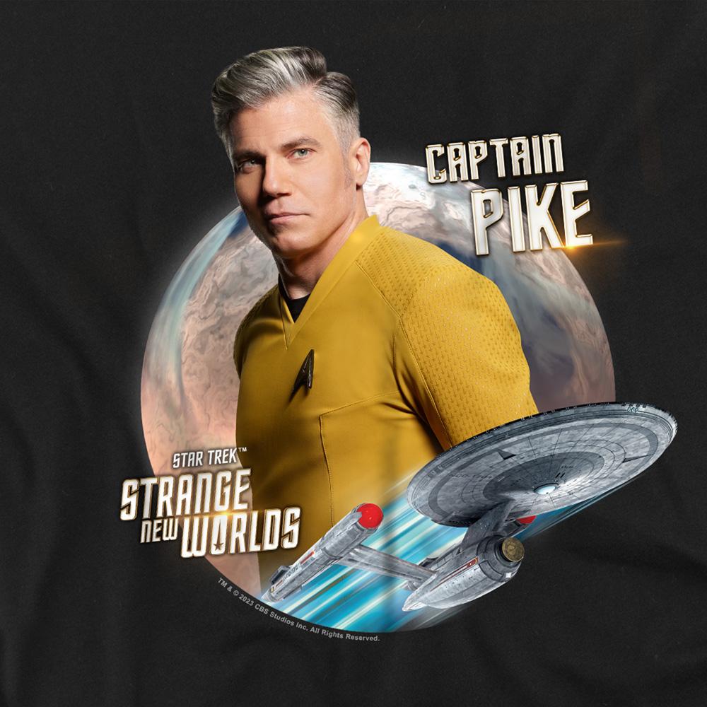 Star Trek: Strange New Worlds Unisex Adult Captain Pike T-Shirt