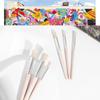 Bristle Hair Wooden Handle Watercolor Oil and Acrylic Painting Pen Wooden Bristle Pen  Child Toy