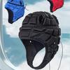 Rugby-Helm Kopfschutz mit verstellbarem Riemen Ultraleicht Stoßfest Fußball Ski Weicher Schutzhelm