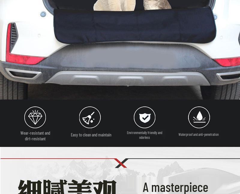 Waterproof Scratch-Resistant Foldable Dog Car Trunk & Seat Mat