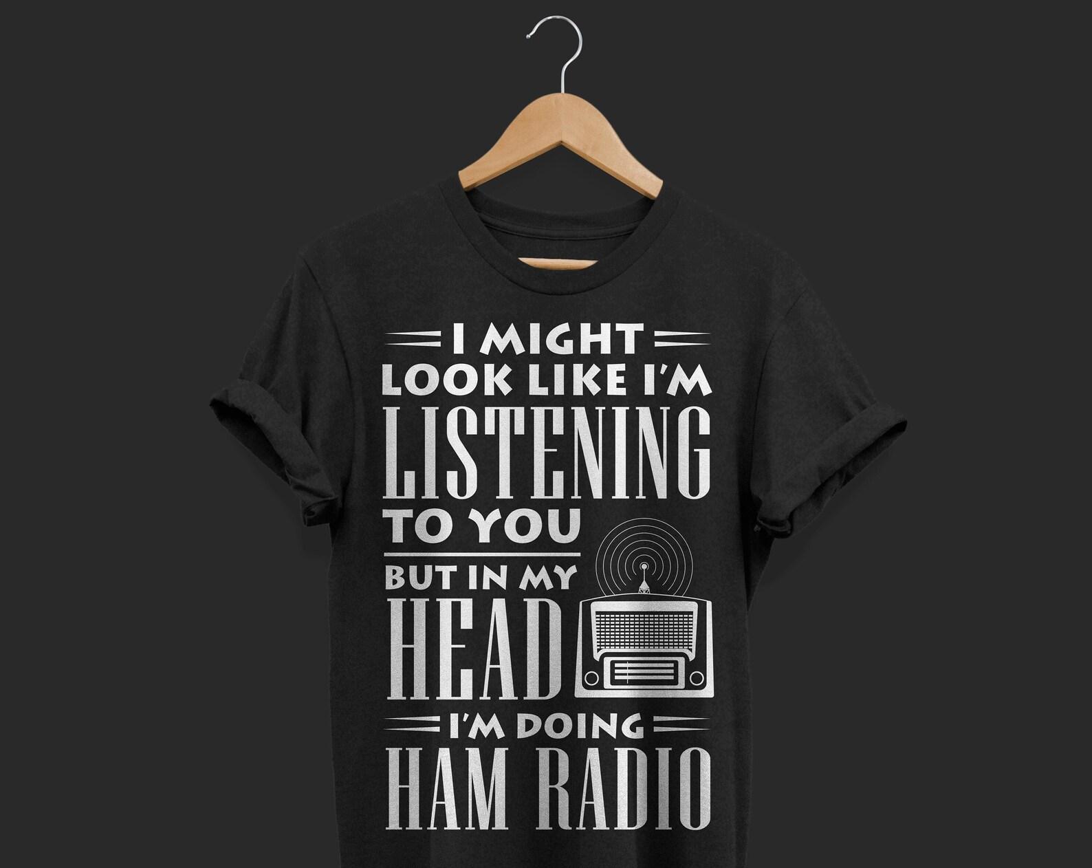Amateur Radio T-Shirt, Vintage Retro Ham Radio Shirts, Operator Dad Gift Tees, Ham Lovers Gifts, Amateur Radio Grandpa Birthday Present, 120