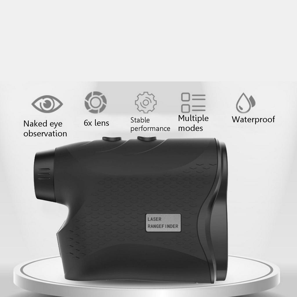 6X Monocular Range Finder Angle Measuring Tool 5-700M Digital Golf Laser rangefinder Hunting Distance Meter Plastic