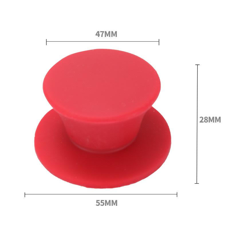 

Universal Silicone Pot Lid Knob Anti-Scald Handle чорний