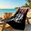 Football Messi Beach Towel Super Soft Microfiber Quickdry Fabric Comfortable Lightweight