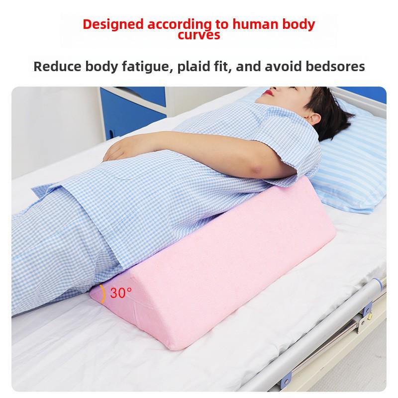 Unterstützungskissen für ältere Menschen und Schwangere: Dreieckiges Wendekissen mit hoher Dichte für bettlägerige Pflege