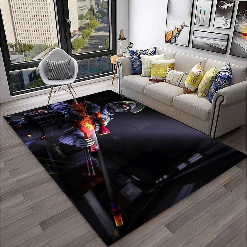 CS GO,Counter Strike Game Gamer 3D Carpet Rug for Home Living Room Bedroom Sofa Doormat Decor,kids Area Rug Non-slip Floor Mat