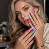 Flower Nail Foils Stripe Pattern Nail Art Stickers Fashion Manicure Decals  Nail Decoration