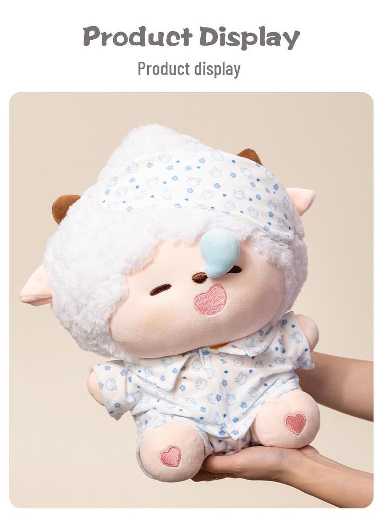 Pleasant Goat & Big Big Wolf Pajama Series Lazy Goat Plush Doll Gift