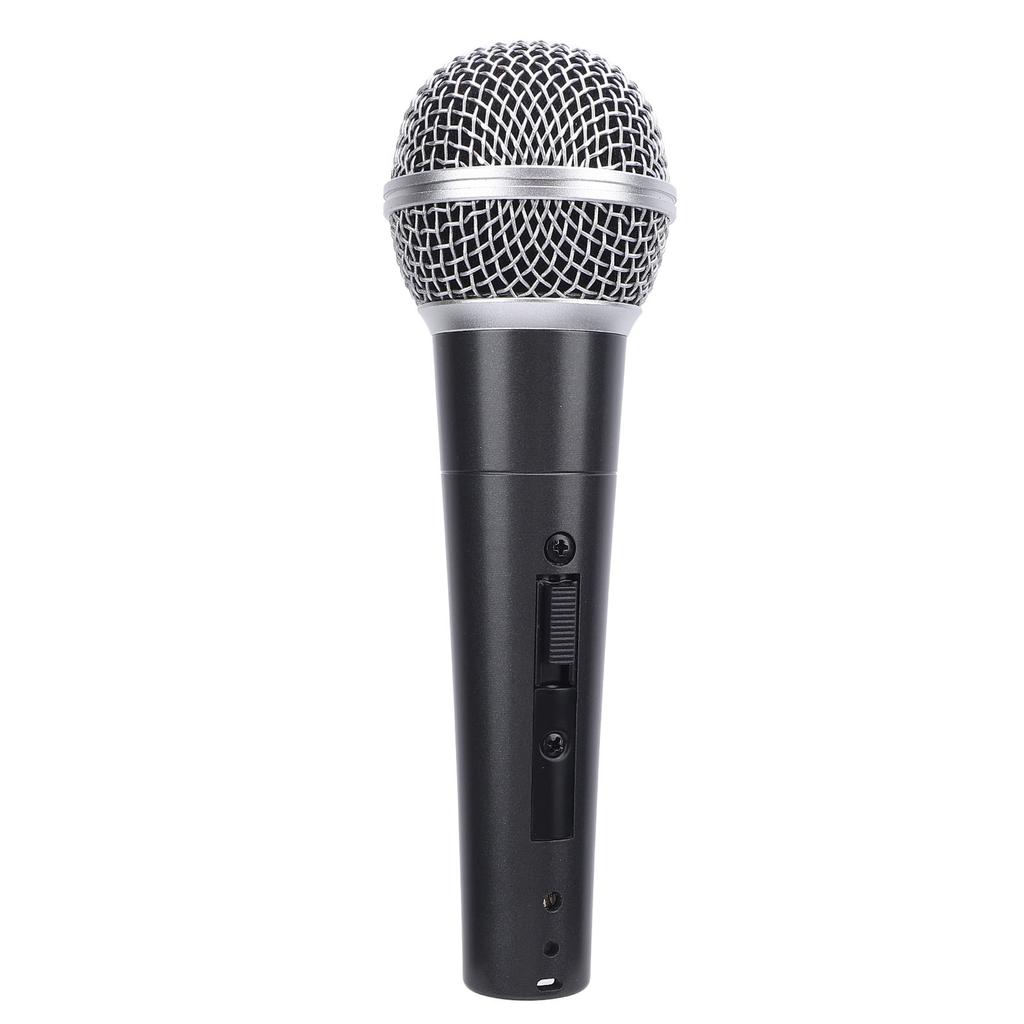 Wired Dynamic Microphone Moving Coil Dynamic Cardioid Handheld Microphone Set for Active Speakers Mixers Amplifiers