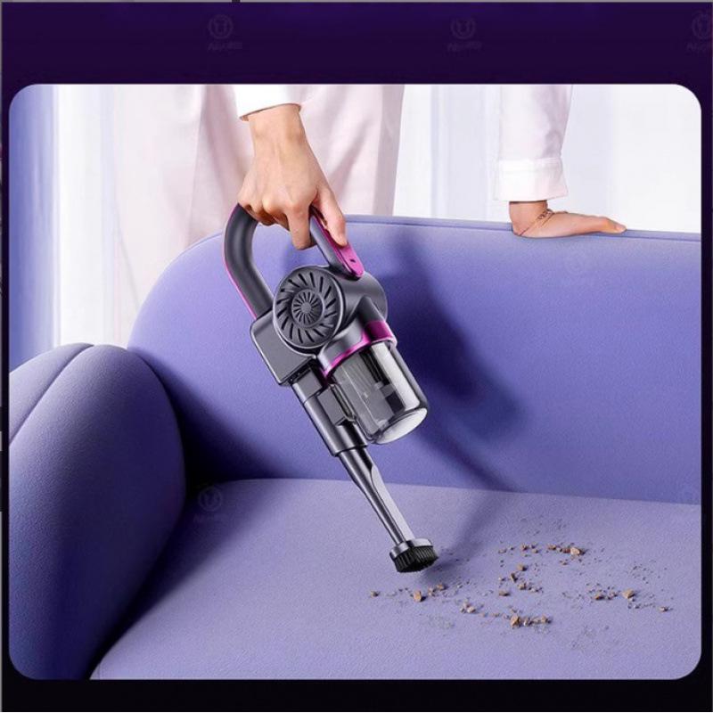 Ultra-Quiet Handheld Vacuum Cleaner with Large Suction, Mite Removal, Carpet Wash & Mop