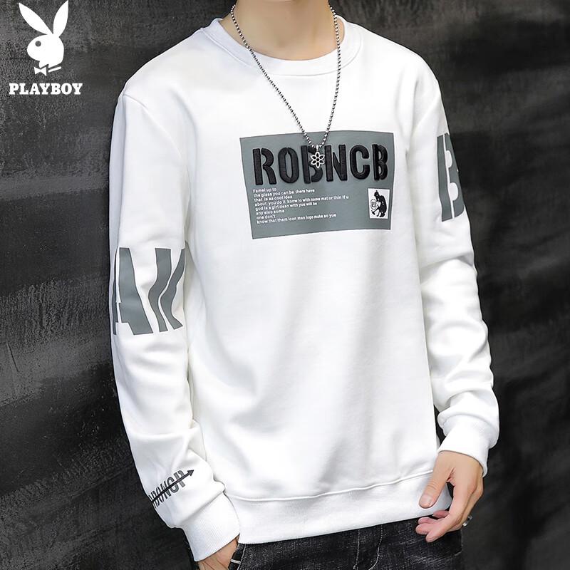 PLAYBOY Men's Casual Long-Sleeve Sweatshirt