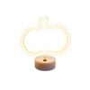 Halloween Neon Pumpkin Night Light Decorative Lamp for Holiday Party Decor Gift