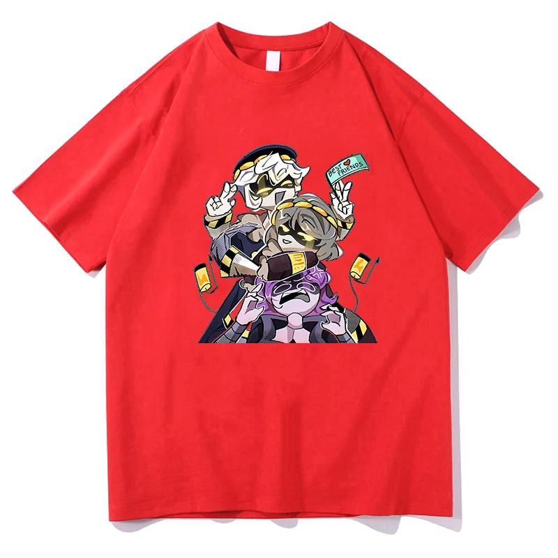 2024 Anime MURDER DRONES BEST FRIENDS T-shirt Funny Manga Graphic Print Tee Shirt Unisex Women Cotton T-shirts  Gothic Streetwear