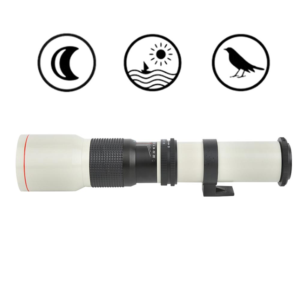 500mm F8‑F32 Manual Focusing Telephoto Fixed Focal Lens for Olympus OM Mount Camera