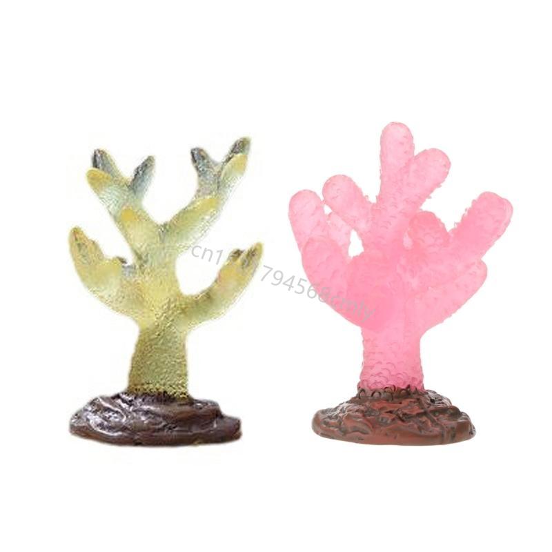 Simulation CoralReefs Fish Tanks Decorations Aquariums Ornament Landscape Coral 6XDE