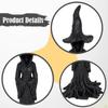 Halloween Witch Statue Craft Art Sculpture for Cafe Table Centerpiece Mantel