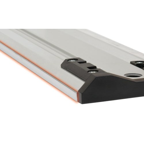 Shinwa Sokutei Aluminum Cutter Ruler, Cut Master PROTECT, 2m, Dual Graduations, 65068