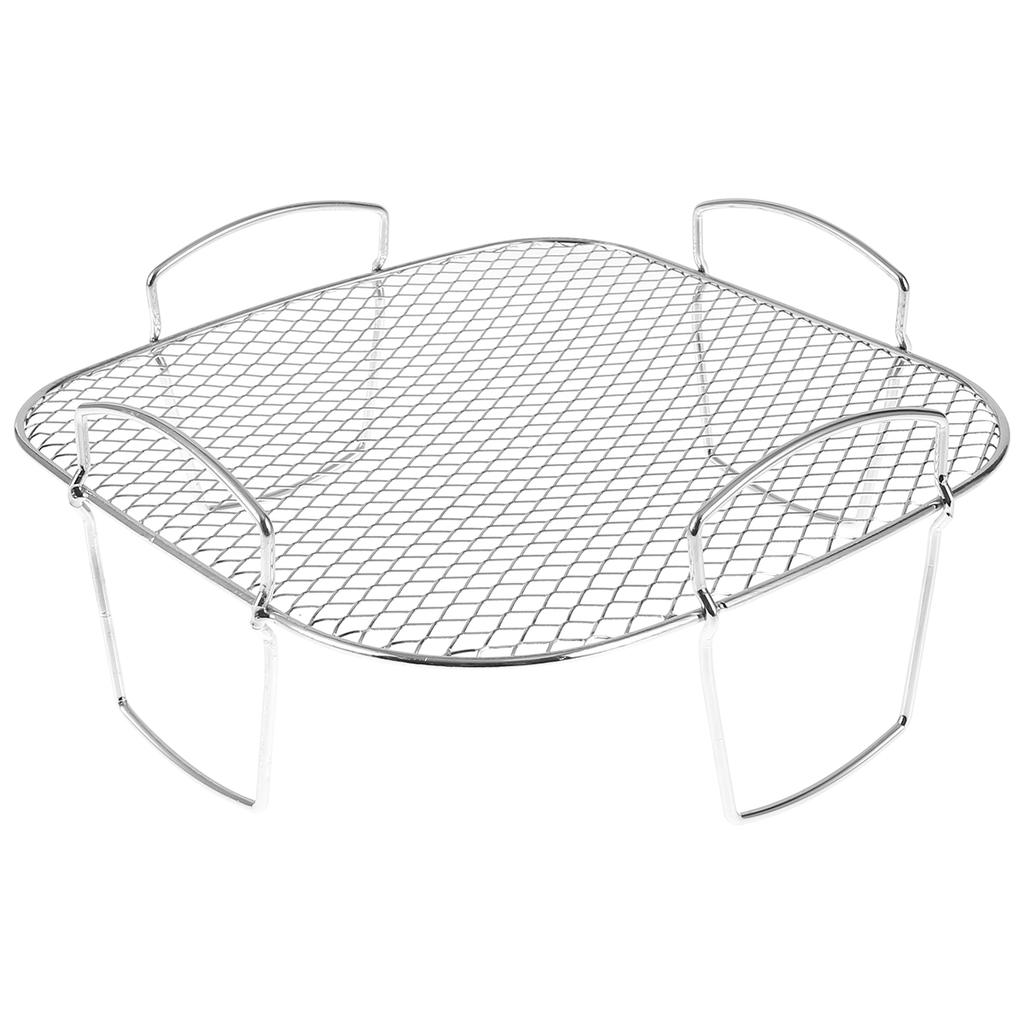 Heißluftfritteuse, drei stapelbare Dörrgestelle, 304 Edelstahl, Heißluftfritteusenkorb, Tablettzubehör mit den meisten Heißluftfritteusen