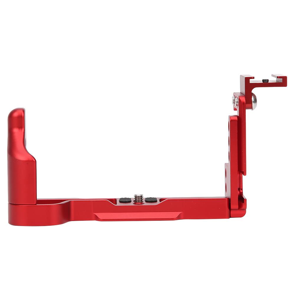Metal Microphone Stand L Quick Release Plate Vertical Shooting Handle for Canon M6 Mark IIgray