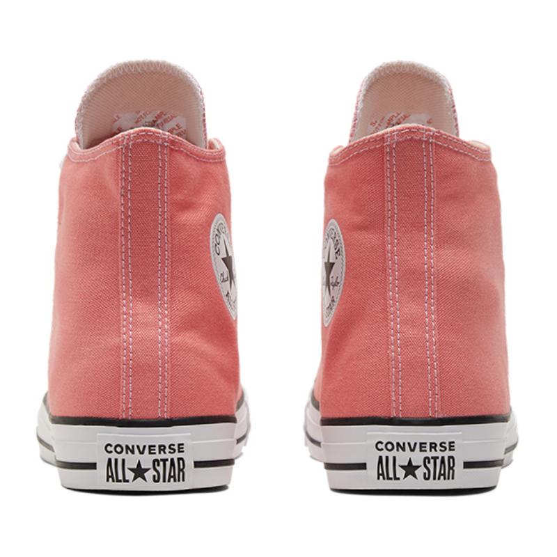 Converse Chuck Taylor All Star Comfortable Trend High-Top Canvas Shoes Unisex Peach Pink